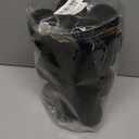 Wironlst Velvet Ornaments for Christmas Tree, 4 Style Flocked Matte Velvet Christmas Ball Ornaments, Shatterproof Decor for Xmas Tree Wedding Holiday Party Home (2.36" 25pcs Black)