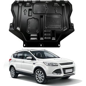 Mud Flaps Engine Guards for Ford Escape 2013 2014 2015 2016 2017 2018 2019 Front Engine Splash Shield Guards Suitable for Escape Under Engine Cover Directly Replace Original One Black