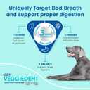 Virbac CET Veggiedent FR3SH Tartar Control Chews for Dogs Large (30 count), Brown, 2.22 Pound (Pack of 1)