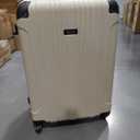 Kenneth Cole REACTION Out of Bounds Lightweight Hardshell 4-Wheel Spinner Luggage, Mushroom, 28-Inch Checked
