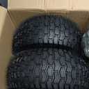 2Pack 15x6.00-6 Tire and Wheel Assembly, Replacement for Craftsman John Deere Cub Cadet Riding Mowers, 4 Ply Tubeless Lawn Mower Tires 15x6x6, 3" Centered Hub, 3/4" Bushing