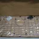 Serene Valley 25-1/4" X 12-1/2 Sink Grid, Rear Drain with Corner Radius 1-1/2", NLW2513R