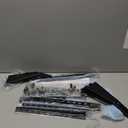 Universal TV Stand, Metal TV Legs for 20-65 inch LCD/LED/OLED/Plasma Flat&Curved Screen TV Height Adjustment with VESA 75x75mm to 800x500mm Max ML1760 (Black)