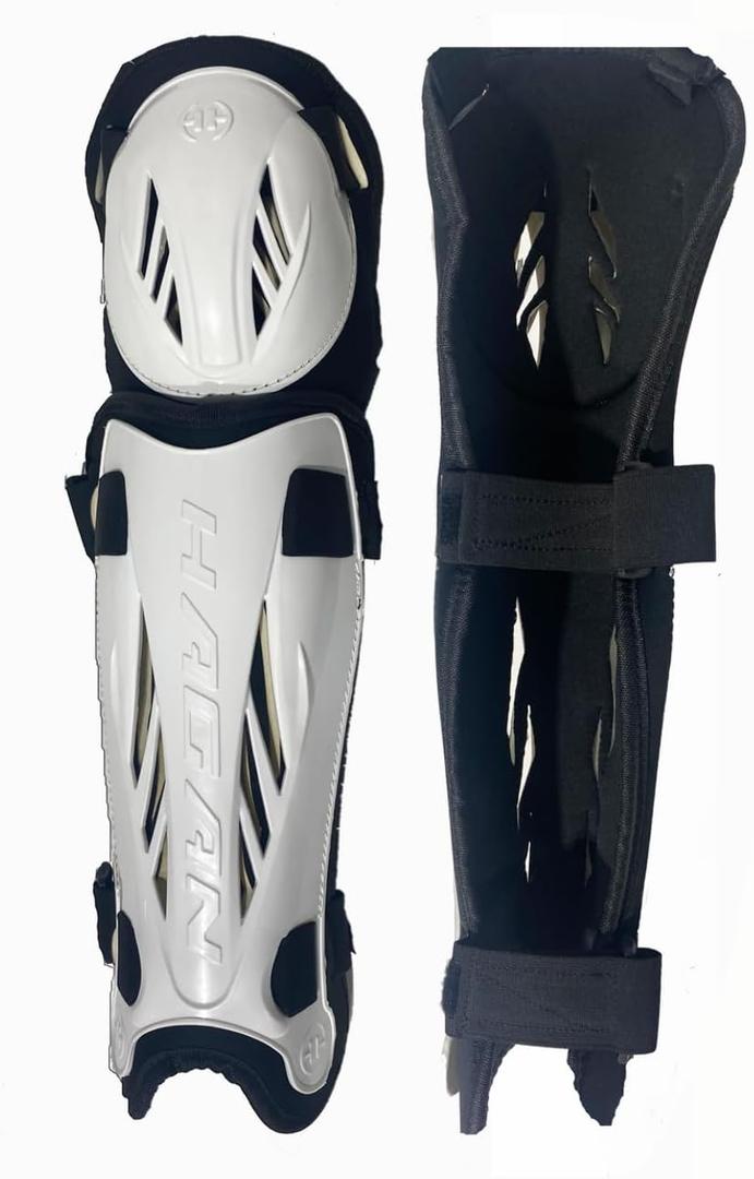 H-3.0 Shin Pads (Non-Adjustable) White Senior 14"
