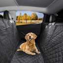  Dog Car Seat Cover 100% Waterproof Non-Slip Pet Dog Back Seat Covers Hammock Boot Liner for Dogs with Adjustable Straps for Model Y Accessories 2020-2025