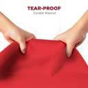 Upright Christmas Tree Storage Bag - Fits 4 Ft Artificial Xmas & Topiary Tree, Vertical Holiday Cover, Durable, Dustproof & Easy-Use Xmas Storage, Red