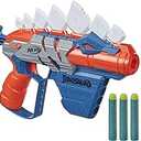Nerf DinoSquad Stego-Smash Dart Blaster, 5 Nerf Elite Darts, Kids Outdoor Toys, Dinosaur Toys for 8 Year Old Boys and Girls and Up, Stegosaurus Dinosaur Design