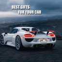 Mermaid License Plate Frame Colored Mermaid Fish License Plate Holder for Car Decorative Stainless Steel Ocean Fish License Plate Animal Auto Parts for Women with Screws 12.2"x 6.2"