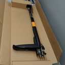 Fiskars Stand-Up Weed Puller Tool, 4 Serrated Stainless Steel Claws Grip Roots for Permanent Removal, Reinforced Foot Platform Penetrates Tough Soil, Easy-Eject & Ergonomic Offset Handle, 39"