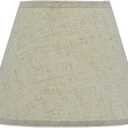 Aspen Creative 32032A Transitional Hardback Empire Shape Spider Construction Lamp Shade in Flaxen, 9" wide (5" x 9" x 7")