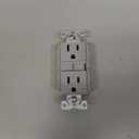 Eaton TRGF15W Slim Tamper Resistant GFCI Receptacle 15A 125V, White