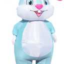 Bunny Inflatable Costume Easter Bunny Costume Adult Rabbit Blow Up Suit Inflatable Rabbit Costume for Adults