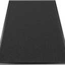 Front Door Mat Outside Entrance, 72" x 48" Doormat Outdoor Indoor Entrance, Non Slip Indoor Mats for Entryway, Heavy Duty Waterproof Low Profile Welcome Mat for Entry, Patio, High Traffic Areas (Black Mesh)