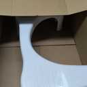 Squatty Potty Simple Curve Bathroom Toilet Stool 7" White