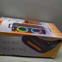 Party Speaker Bluetooth Wireless, Portable Karaoke Speaker with Microphone