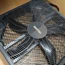 PELONIS 20 Inch Box Fan for Bedroom 3 Speeds, 25ft/s, Floor Fan, Window Fan, Table Fan, Desktop Fan with Superior Air Throw (2295 CFM), Lightweight, 5 Blades, suitable for Office, Living Room, Garage