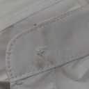 Alimens & Gentle Men's Dress Shirt Regular Fit Stretch Stain Shield Long Sleeve Solid Business Wedding Button Down Shirts (X-Large, White)