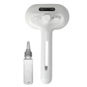 Pet Steam Brush For Dog - Spray Hair Removal Comb | Self Cleaning Ergonomic Pet Steam Brush | Misting Comb Large Capacity Tank Deshedding Tool Hair Removal Steamer Gentle Massage For Home Shower Dog (White)