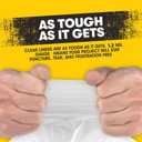 Aluf Plastics 55-60 Gallon 1.2 MIL Thick Clear Heavy Duty Trash Bags - 38" x 58" - Pack of 100 - For Recycling, Kitchen, Contractor, & Outdoor