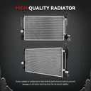 YITAMOTOR Replace Radiator Compatible with 2009-2019 Toyota Corolla | 09-19 Corolla LE/CE/L/S/XLE/LE Eco/SE 2009-2014 Matrix 2009-2010 Pontiac Vibe 1.8L L4 CU13106