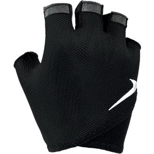 Nike Women's Gym Essential Fitness Gloves (Large, BLACK/WHITE|010)