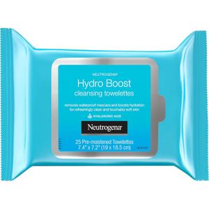 Neutrogena Hydro Boost Facial Cleansing Wipes, 25 Ea, 25count (25 Count (Pack of 1))