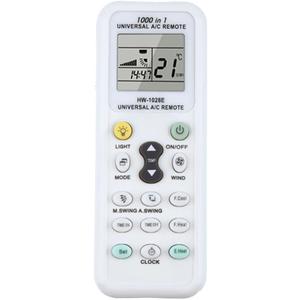 Universal Air Conditioner Remote Control LCD A/C Conditioning Controller 1000 in 1 for Mitsubishi Toshiba HITACHI FUJITSU Daewoo LG Sharp Samsung ELECTROLUX SANYO AUX GREE HAIER Huawei Air Condition