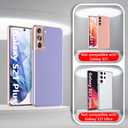UniqueMe [2+3 Pack] Screen Protector Compatible for Samsung Galaxy S21+ Plus 5G (6.7 inch) 2 Pack Tempered Glass and 3 Pack Camera Lens Protector [Support ultrasonic unlock] [Installation Frame]