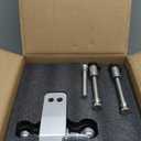 METOWARE Adjustable Trailer Hitch - Aluminum Drop Hitch Fits 2.5-Inch Receiver - Heavy Duty Tow Hitch with 6-Inch Drop/Rise for Truck (18,000 LBS GTW), Double Stainless Steel Locks & Hitch Pin