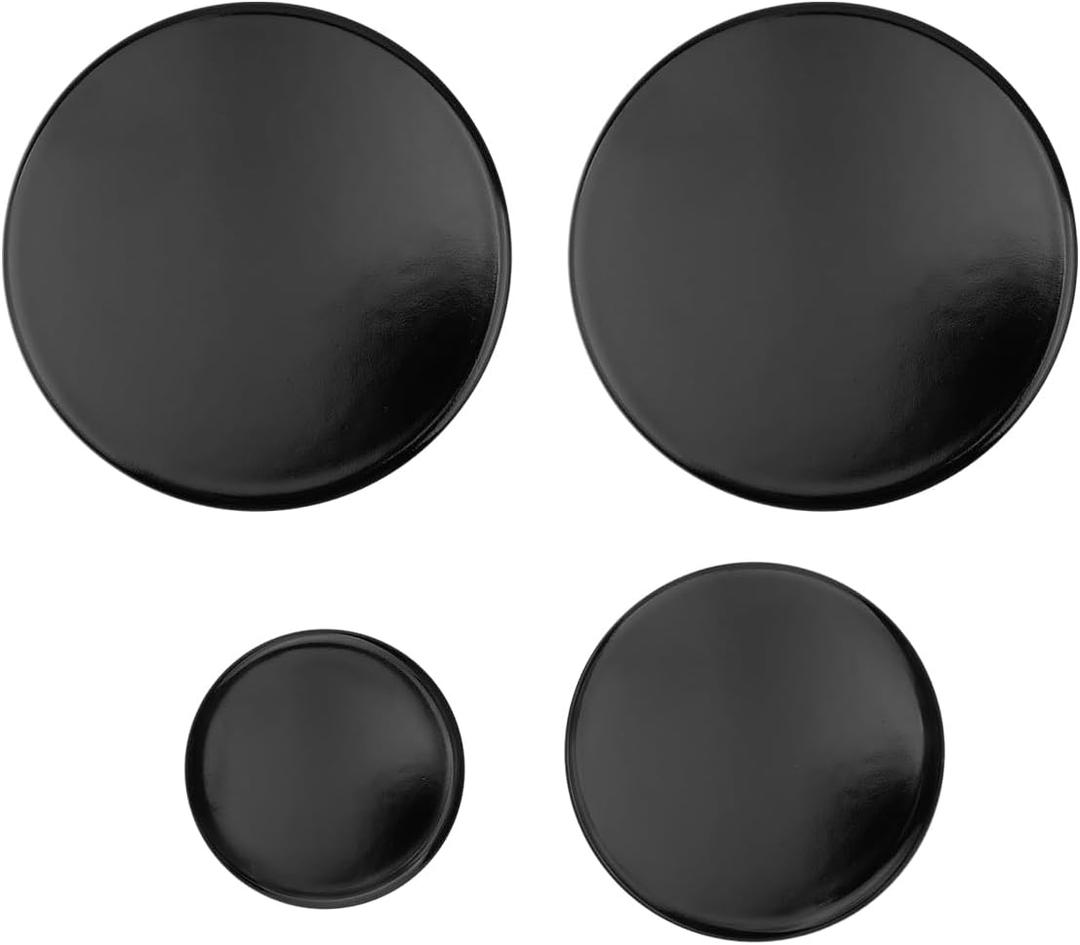 W11605759 Stove Burner Cap Set Fit for Whirlpool/Maytag/KitchenAid/Jenn-Air/Amana Stoves, Replace AP7192865 W11435570 W11352138 PS16731145, 4 Pcs