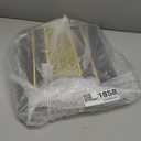 Amyhill Ramadan Eid Mosque Decorations 41 x 44.5 Inch DIY Cardboard Mosque Castle for Home Ramadan Playhouse Corner Activities for Islamic Muslim Home Decor(Black Gold)