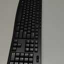 Logitech K270 Wireless Keyboard for Windows, 2.4 GHz Wireless, Full-Size, Number Pad, 8 Multimedia Keys, 2-Year Battery Life, Compatible with PC, Laptop, Black (1 Pack)