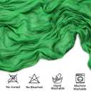 6 Pack Green Cheesecloth Table Runner 35x120 Inch Gauze Rustic Boho Table Runner 10FT Cheese Cloth for Wedding Decor Party Bridal Baby Shower Spring Table Decoration