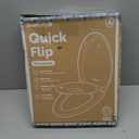Jool Baby Quick Flip Toilet Seat, Built-in Potty & Splash Guard (Elongated)
