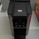 Hot & Iced Coffee Maker with Bold Setting, Single Serve Coffee Maker for K Cup and Grounds, 6-14 Oz Brew Sizes, 50 Oz Removable Water Tank, One Cup Coffee Machine with Reusable Filter, Black