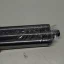 GeilSpace 6 Pack 3/4"  16" Pre-Cut Black Metal Pipe, Industrial Steel Fits Standard Three Quarters Inch Threaded Pipes and Fittings - Vintage DIY Industrial Shelving (3/4"  16", Black)