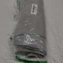 NICETOWN Door Curtain Panel - Window Curtain Elegant Solid Thermal Insulated Blackout Front Door Shade for Living Room (36" Wide by 72" Long, Single Panel, Silver Grey)