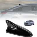 Shark Fin Antenna Cover,Car Roof Antenna Caps Compatible with Hyundai Sonata LF 4Doors Sedan 2014-2019,for Elantra 2011-2016;for Kia Optima 2014-2016,96210-3X100/962102T700ABT,Glossy Black