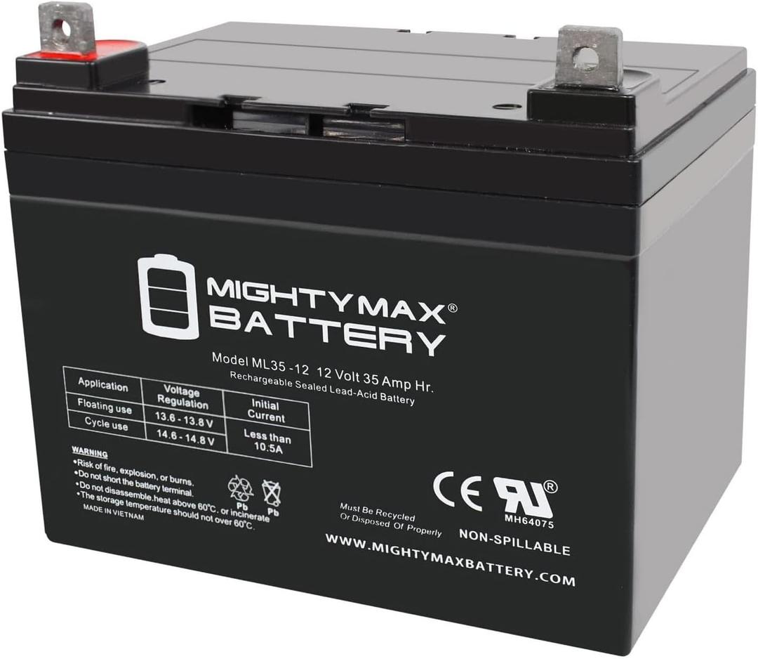 ML35-12 - 12 Volt 35 AH SLA Battery- Mighty Max Battery Brand Product ML35-12 - 12 Volt 35 AH SLA Battery- Mighty Max Battery Brand Product