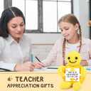 2 x Teacher Gifts for Women, Thank You Appreciation Back to First Day of School Gifts for Teachers from Student Bee Turtle Crocher for Women