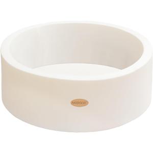 HARBOLLE Baby Ball Pit 35.4" Soft Round Memory Foam Ball Pits NOT Included Balls Indoor Outdoor Playpen for Babies Toddlers Kids Great Gift for Girls Boys, White