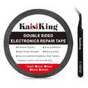 Kaisiking 1mm x 50M LCD Repair Tape for Phone Screen, Adhesive Tape with 1 Tweezers for Cell Phone, iPad, Tablets, Laptops, Camera