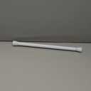 White Tension Rod 16 To 26 Inch Spring Curtain Rod Adjustable Short Curtain Rod No Drilling Short Tension Rod Extendable Small Spring Tension Curtain Rod For Closet Cupboard Bars Refrigerator (18-28 inches)