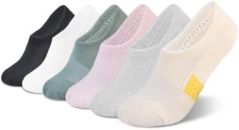 Marchare Women No Show Socks Low Cut Invisible Cushioned Socks Ankle Athletic Socks For Women With Grips, 8-11