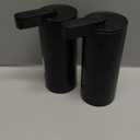 2 Pack Automatic Liquid Soap Dispenser, Touchless 12oz/340ml Stainless Steel Soap Dispenser, Motion Sensor Pump for Bathroom Kitchen Dish Soap, Hands-Free and Waterproof(Black)