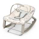 Ingenuity Keep Cozy 3-in-1 Grow with Me Vibrating Baby Bouncer, Green | Seat & Infant to Toddler Rocker, Vibrations & Toy Bar, 0-30 Months, Up to 40 lbs