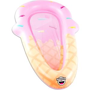 BigMouth Inc. Large Funny Inflatable Raft, Guarded Sides & Headrest, 6 ft Long Heavy Duty Pool Float
