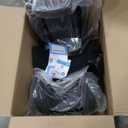 Clek Oobr High Back Booster Seat with Adjustable Headrest, Reclining Design, Latch System, and Retardant-Free Fabric (Latte Ziip)