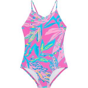 Kanu Surf Girls Hurricane Beach Sport UPF 50 One Piece Swimsuit (2T, Tammy Pink)