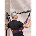 Back Stretcher, Lumbar Traction Device, Spine Decompression Belt, Spinal Back Stretcher Belt, Portable Stretching Device